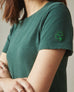 Women's Premium Slub Crew Tee St. Patricks Day - Trekking Green